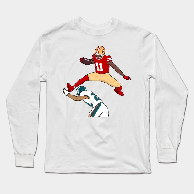 the hurdle of aiyuk Long Sleeve T-Shirt by rsclvisual